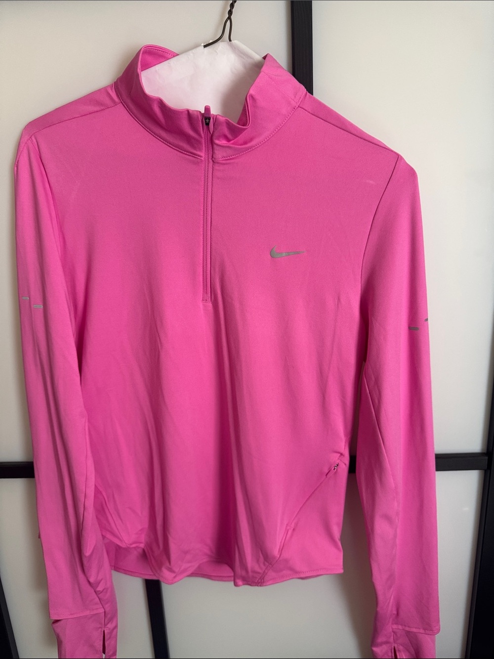 Nike Hot Pink Quarter-Zip Training Top